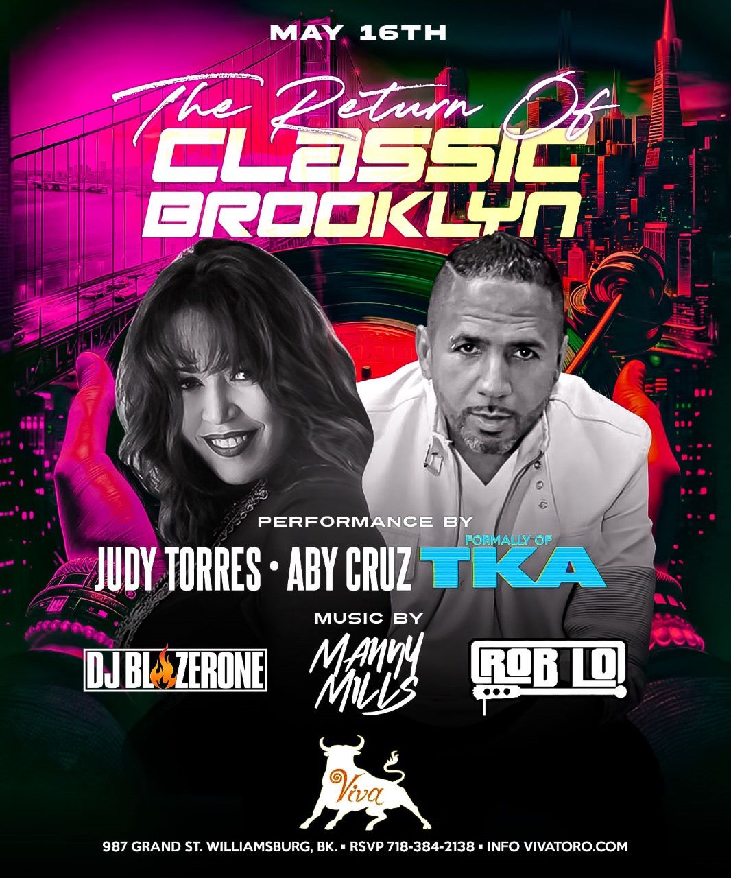 Judy Torres & Aby Cruz “Classic Brooklyn”