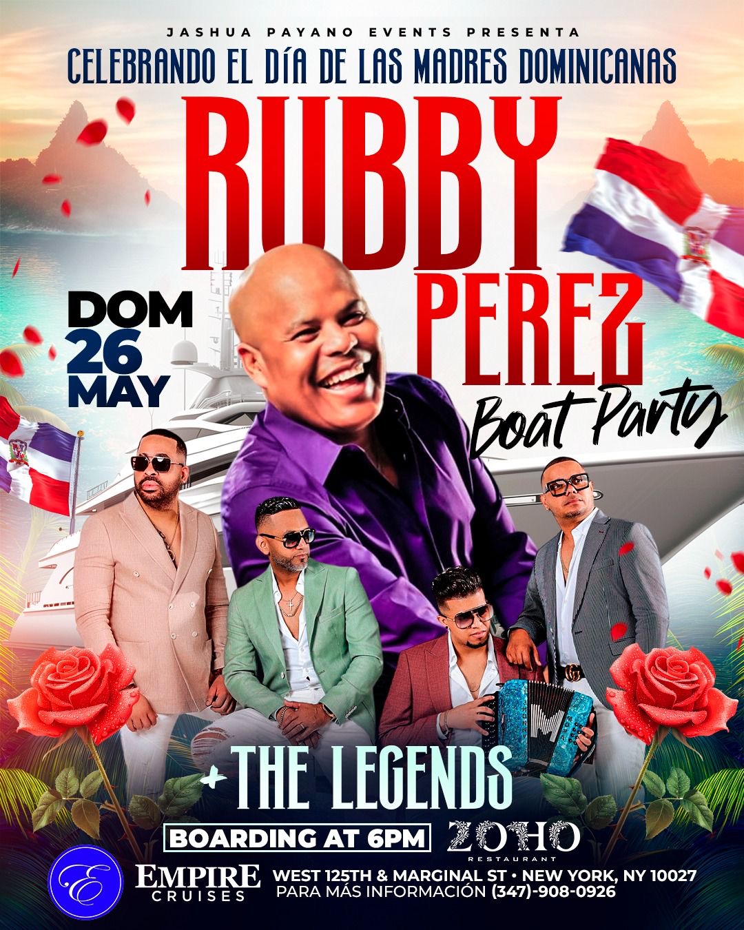 RUBBY PEREZ & THE LEGENDS BOAT PARTY
